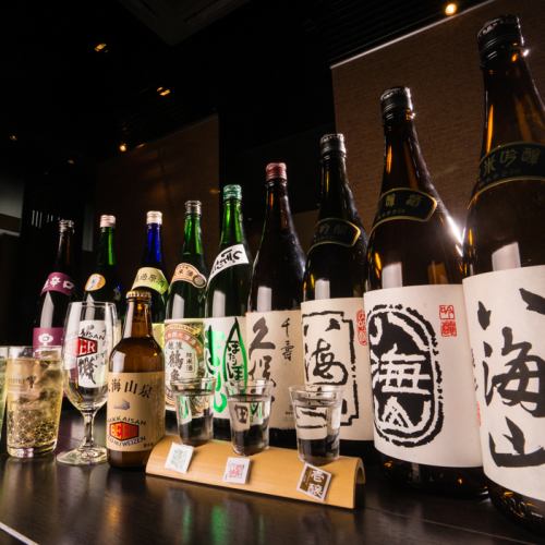We also have plenty of local sake from Niigata!