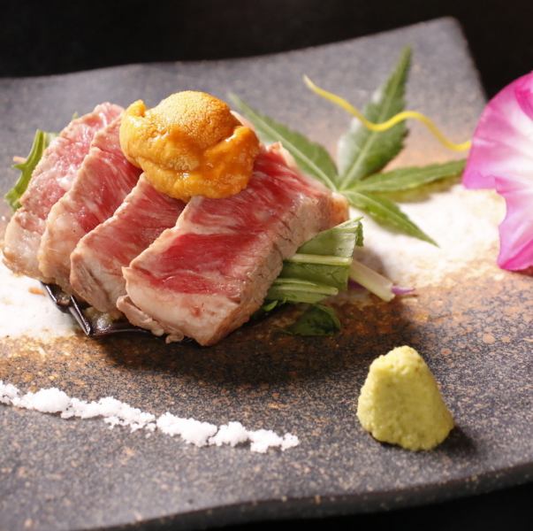 A la carte dishes where you can fully enjoy the taste of Niigata