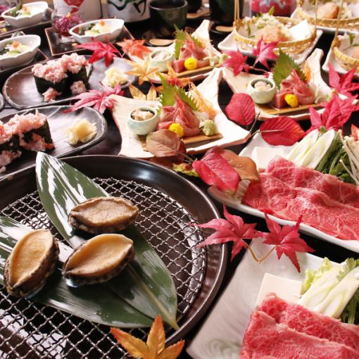 From 12/1♪ Special offer for ladies♪ ◆ Individual servings ◆ 2 hours all-you-can-drink included {Select from 8 dishes including hotpot, live abalone, snow crab, etc.} 7100 yen