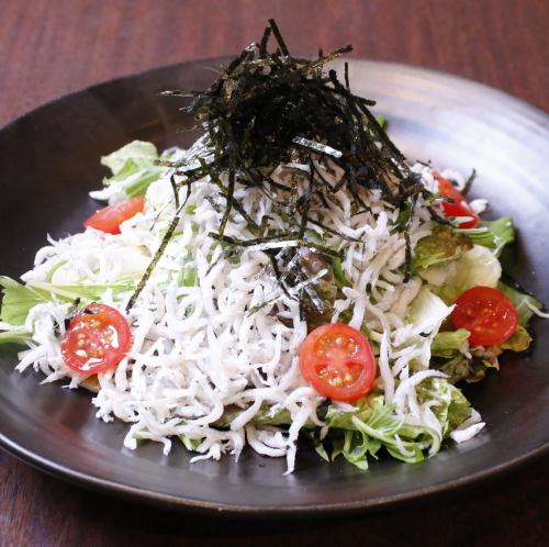 釜揚げしらすたっぷりサラダ