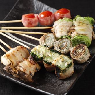 Assorted grilled vegetables