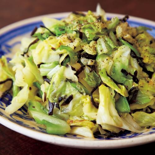 Sesame sauce salted cabbage