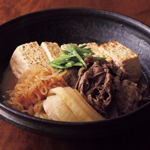 Stewed Japanese black beef tendon and ginjo tofu