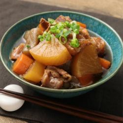 Stewed Kuroge Wagyu beef tendon and Ginjo tofu