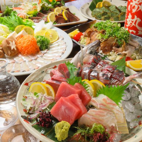 [Premium all-you-can-drink] Course with fish barrel enjoyment [all-you-can-drink] 6,500 yen (8 dishes)