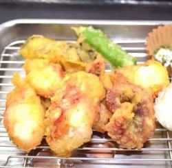 Octopus tempura