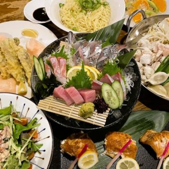 [Luxury Course] Beef Shimacho Hotpot, Salmon Steak, etc. 120 minutes with premium all-you-can-drink 7,000 yen (tax included)