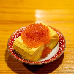 明太子いくらのせ出汁巻き玉子