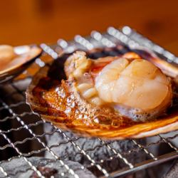 帆立雲丹醤油焼き