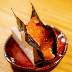 【手巻寿司】芸北サーモンいくら