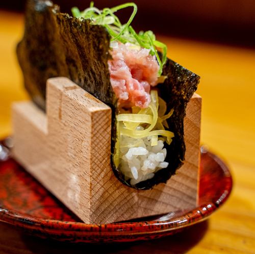 【手巻寿司】トロたく