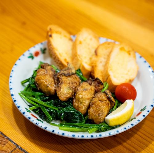 名物!牡蠣ホーレン