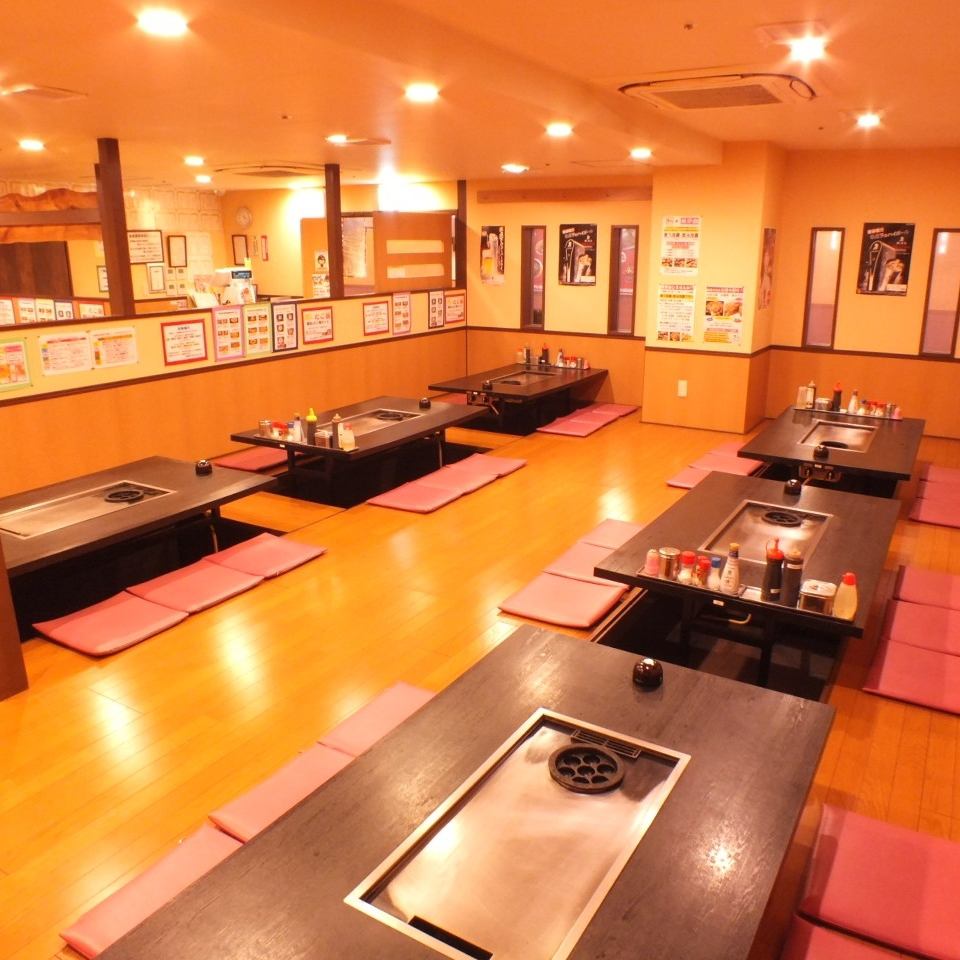 圧巻の全128席!お座敷宴会ならなんと最大64名迄OK!