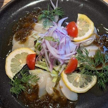 タイラギのカルパッチョ