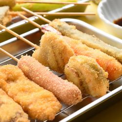 串カツ盛り合わせ (5本)