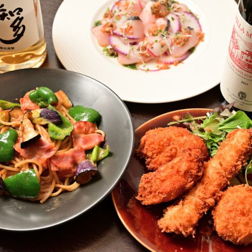 旬と素材を味わうシェフ渾身のおまかせコース