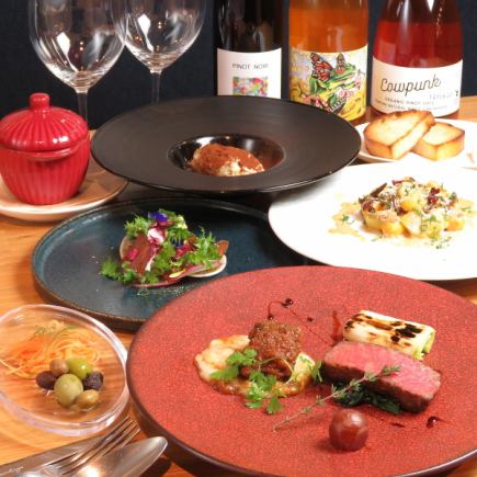 [Reservation only] A5 Saga beef and seasonal chef's choice course 6,000 yen (tax included)