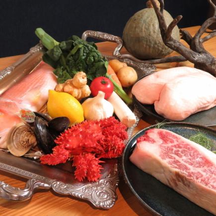 [Reservation only] Chef's choice course with carefully selected ingredients 10,000 yen (tax included)