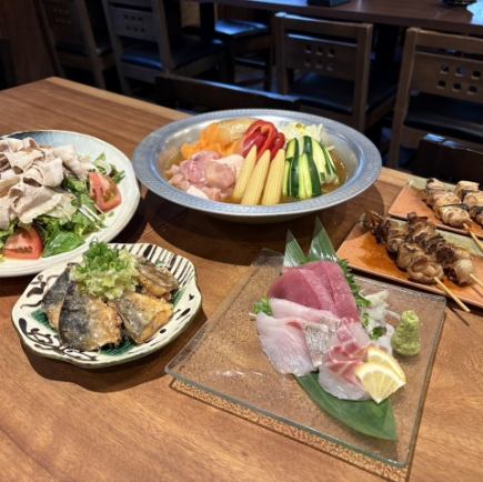 夏宴会コース【6000円】　2時間飲み放題付き！！