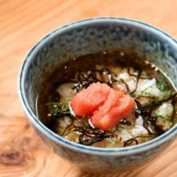 Ochazuke (seafood sesame sauce, plum, mentaiko)