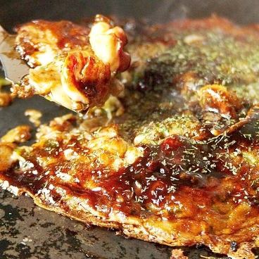 All-you-can-eat flour powder 3300 yen!! A popular okonomiyaki that is very popular with women
