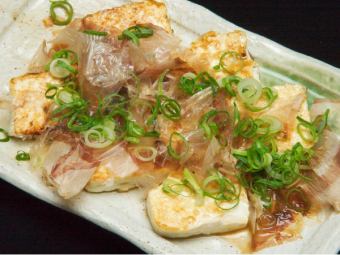 豆腐ステーキ(韓国辛味噌/ポン酢)