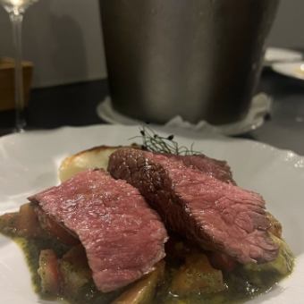 【Standard】幹事必見！メイン牛ハラミのグリエ 全8品7000円 飲み放題込2.5H 3時間制