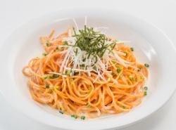 明太子クリームパスタ