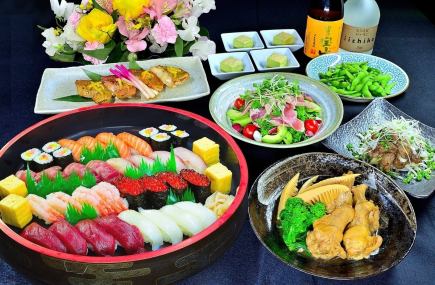 【創作和風コース】3時間料理7品アルコール飲み放題6600円(税込)ソフト飲み放は-1000円