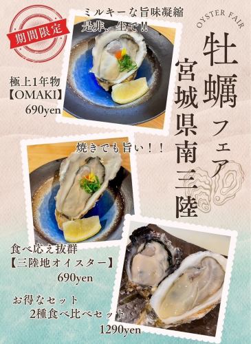 An exquisite oyster fair is currently underway!