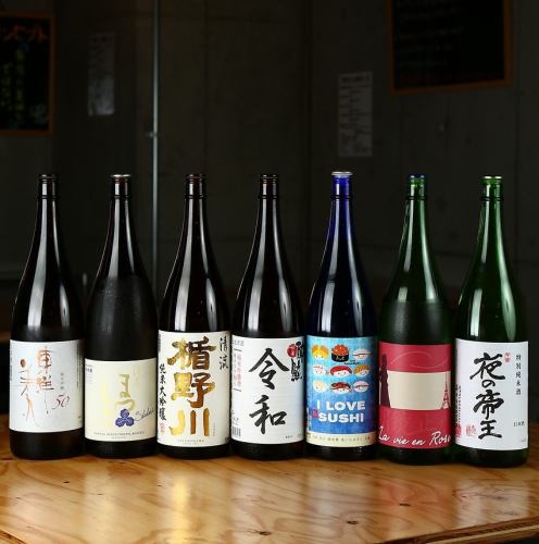 【全国各地から集めた日本酒など150種類が飲み放題】※ビール・チューハイなども飲み放題◎