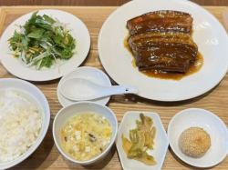 豚の角煮定食