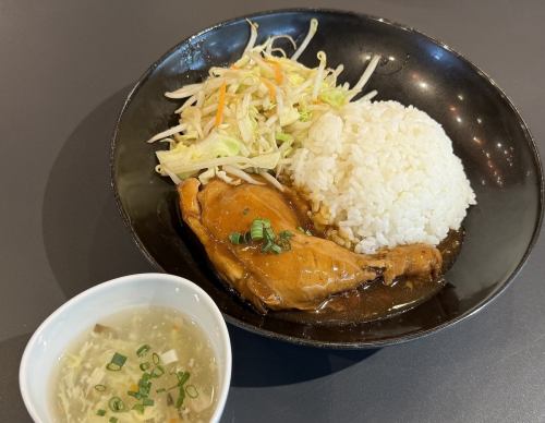 鶏腿蓋飯