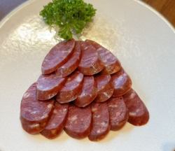 鹿のソーセージ