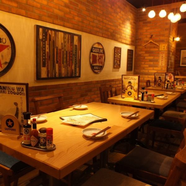 ※オープンは5月上旬を予定しており内装工事中です。写真は系列の船橋店の内装です。清潔感のある落ち着いた内装を目指しております。完成までしばらくお待ちください。