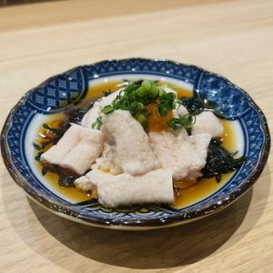 馬の白子ポン酢