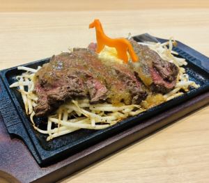 鉄板 馬ヒレステーキ