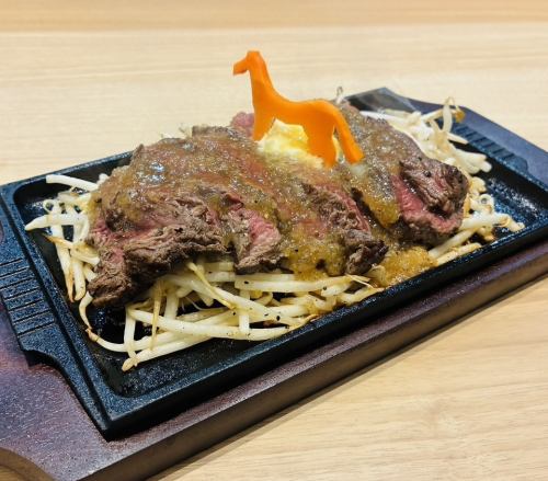 鉄板 馬ヒレステーキ