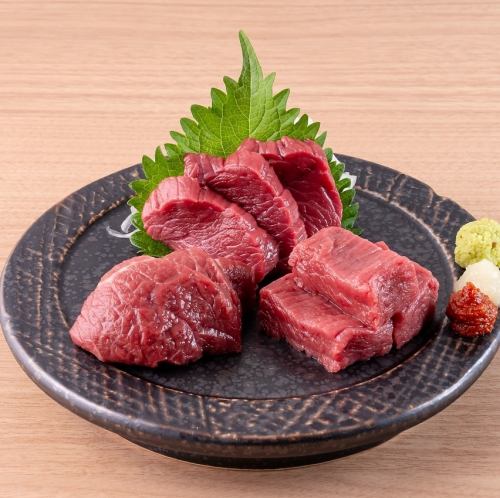 吟味 3種の馬刺し盛り