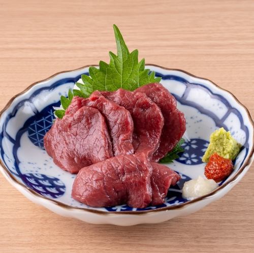本日の厳選馬刺し赤身