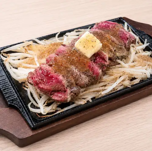 鉄板 馬ヒレステーキ