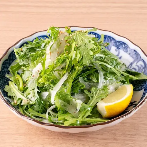 春菊の塩サラダ