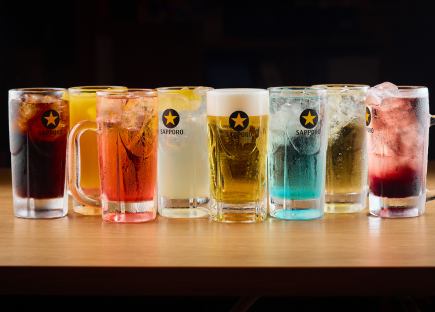 【무료 음료】 생맥주 + 알코올 + 청량 음료