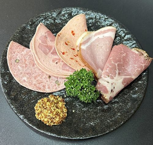 ハム盛合わせ