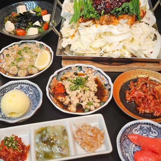 NEW【ちりとり鍋コース】当店イチオシのちりとり鍋を味わう満足・満腹プラン全8品◆4000円コース