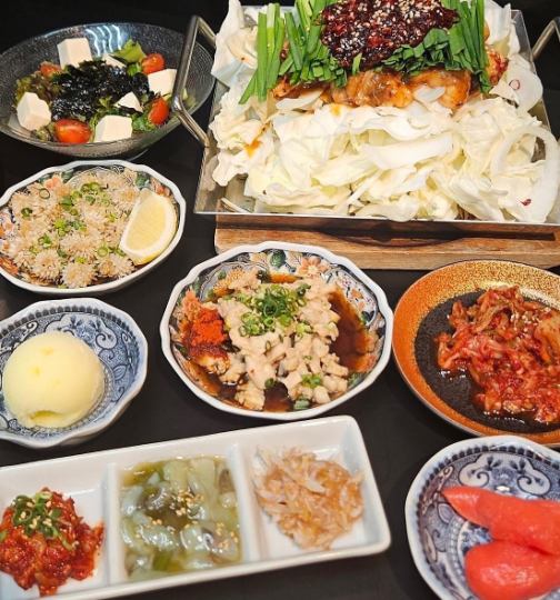 NEW【鸡肉火锅套餐】用我们推荐的鸡肉火锅（8道菜）来满足您的胃吧◆4,000日元套餐