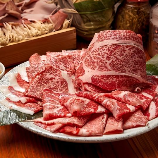 【3時間◆生ビール付き食べ飲み放題】職人仕立て地鶏+和牛しゃぶしゃぶ鍋◆『菊-kiku-コース』
