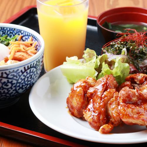 【韓国ランチ】ビビンバ&ヤンニョムチキンランチ
