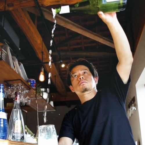 Txakoli, a local liquor from the Basque region of Spain