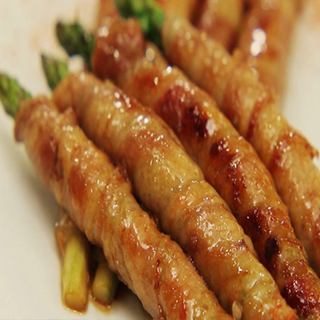 肉巻きアスパラ/親鶏の炭火焼き